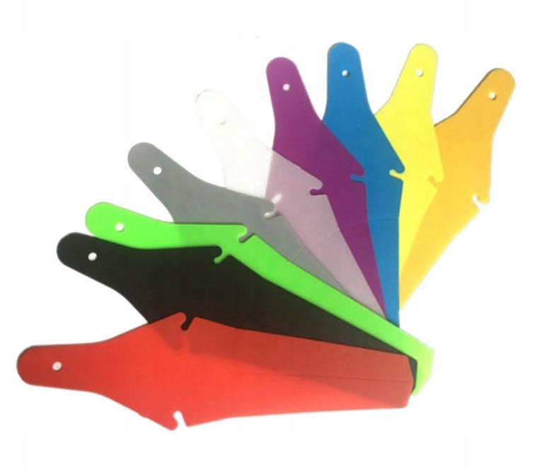 Mini Rear Bicycle Mudguard for Under Seat, Yellow