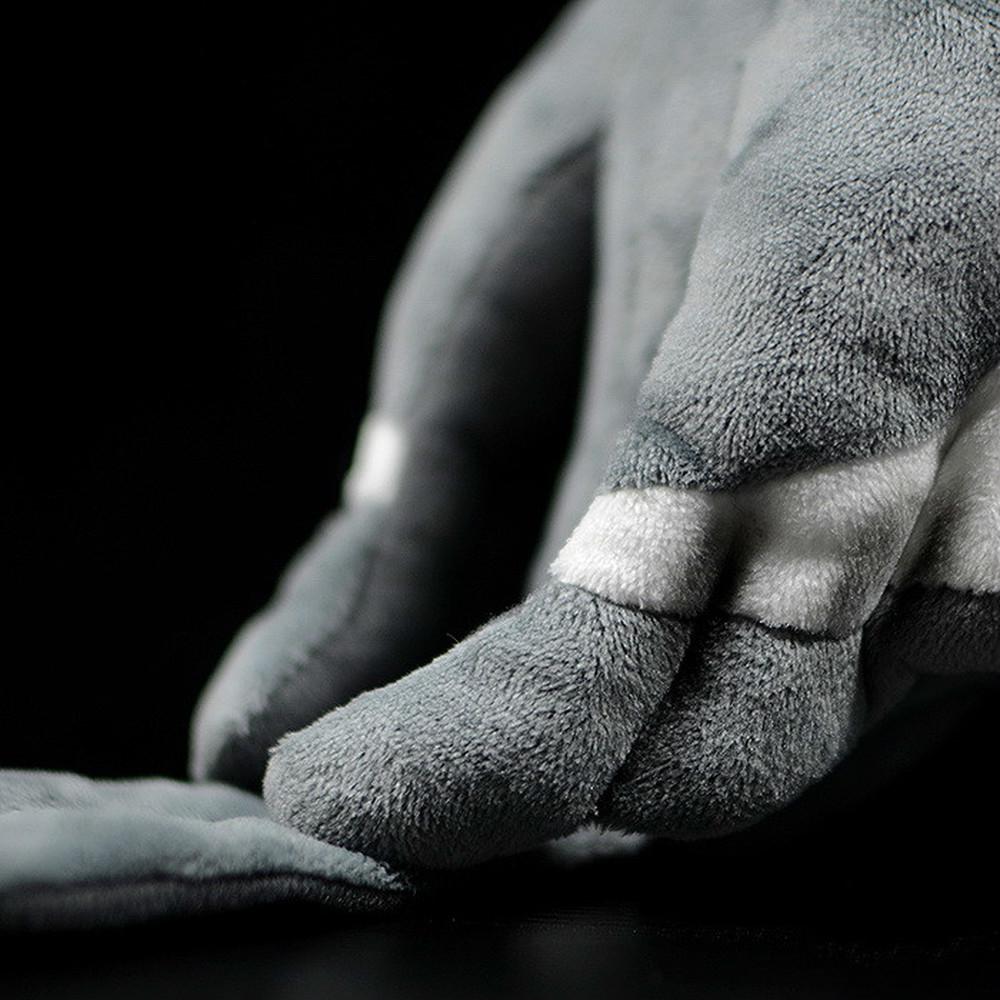 Cute Gray Cockatiel Plush Doll Simulated Bird Parrot Doll Animal Toy Educational Gifts