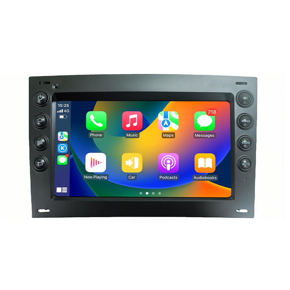 7" 2 Din Carplay Android Автомагнитола для Renault Megane 2 2002-2009 мультимедийный плеер WIFI GPS навигатор стерео аудио головное устройство 2+32 ГБ