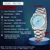 PAGANI DESIGN New 38MM Quartz Watches TMI VH31 Stainless Steel Sapphire 100m Waterproof Business Clock Reloj Hombre PD173131
