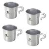 CAMPING MOON Solo Mug M Camping Mugs, 4-Piece Set, 210ml, SOLO MUG S-190-4P