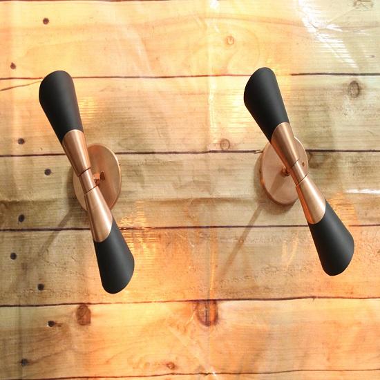 Итальянские Бра Настенный Светильник Пара Стильной Модели Латунный Черный Настенный Светильник для Дома, Офисного Декора