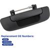Tailgate Handle Latch For 2002-2009 Dodge Ram 1500 2500 3500, Replaces 80165, 55276237AA,Black