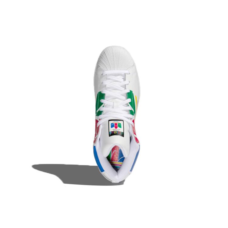 Adidas Pro Model Shoes 'White Multi Color' FY1549