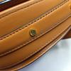 [Pre-Owned] Patricia Visetos Letter Logo Leather Saddle Bag - Good #PTHNUT