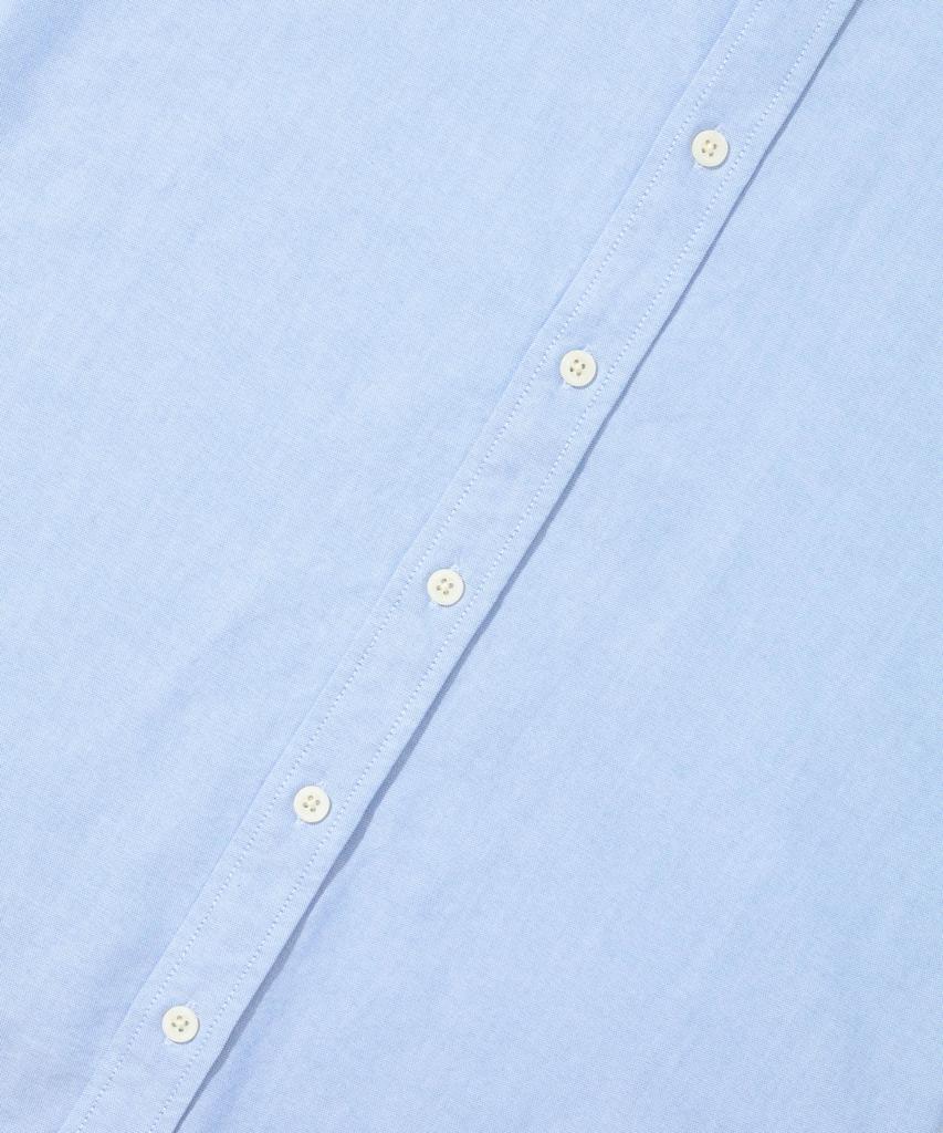 COVERNAT Pigment Oxford Half Shirt Light Blue