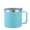 14 унций кружка для кофе с ручкой Yetys Tumbler нержавеющая сталь вакуумная изоляция термокружка для пива дорожный термос с герметичной крышкой