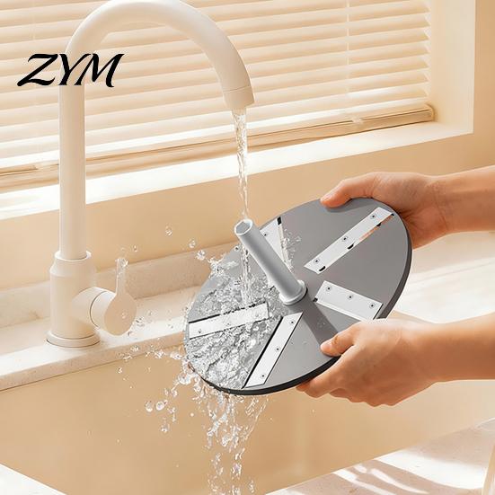 Safe Material Peeling Gadget Hand-cranked Fruit Peeler Machine, Stainless Steel Five-blade Design, Manual Batch Machine Skin Remover Tool for