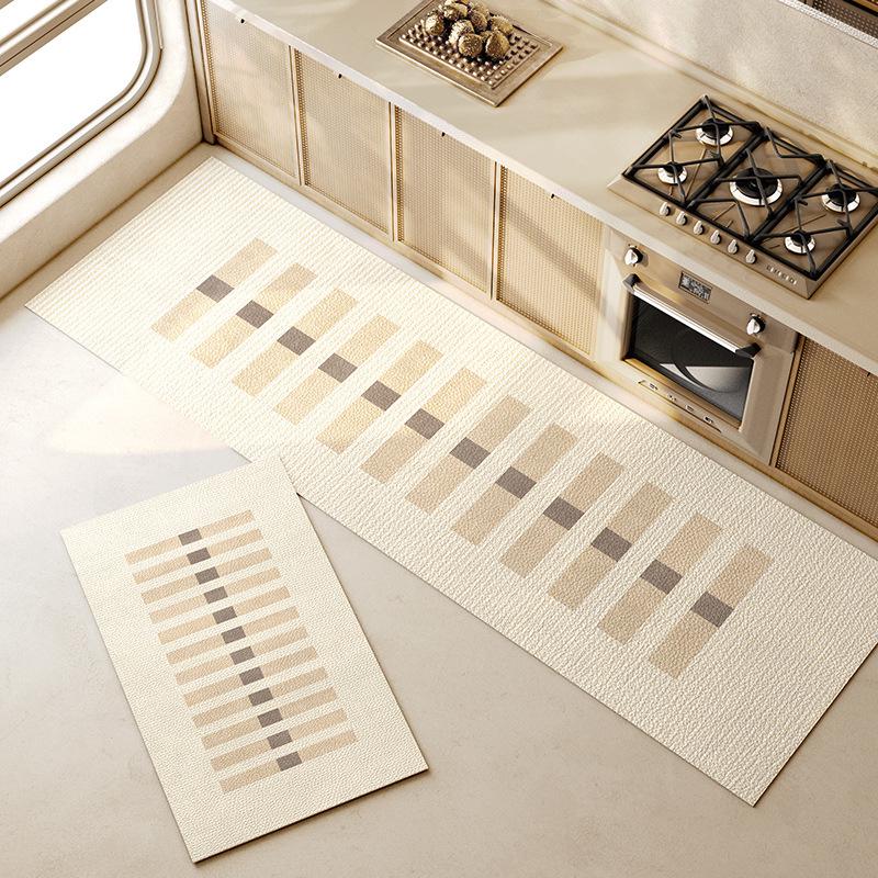 Коврики для кухни Wabi-Sabi: Водо- и маслопоглощающие, грязеотталкивающие, диатомовая грязь, длинные нескользящие полоски, легкий уход.