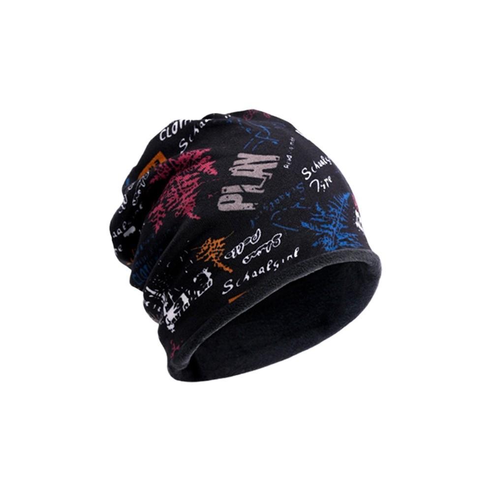Fleece Lined Cover Head Cap Soft Plush Winter Knitted Hat Fashion Beanies Bonnet  for Women