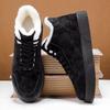 Winter Casual Sneakers Versatile Men's Thick Snow Boots Warm and Cold Retro Casual Shoes Mid Top Board Shoes