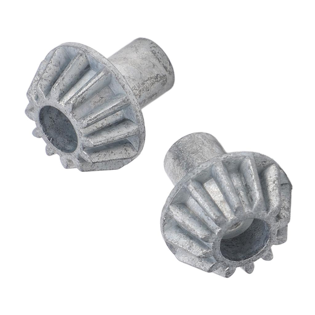 2Pcs RC Car Metal Bevel Gear Zinc Alloy 12T Metal Bevel Gear Replacement RC Parts for WLtoys 124008