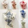 DIY Floral Embroidered Patches Mesh Bottom Flower Patches Lace Fabrics Applique  Stage Costumes