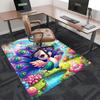 1pc Anime Peacock Chair Mat - Fantasy Rainbow Garden Office Rug, Festival Gift for Home Decor, Suitable for All Seasons.H034