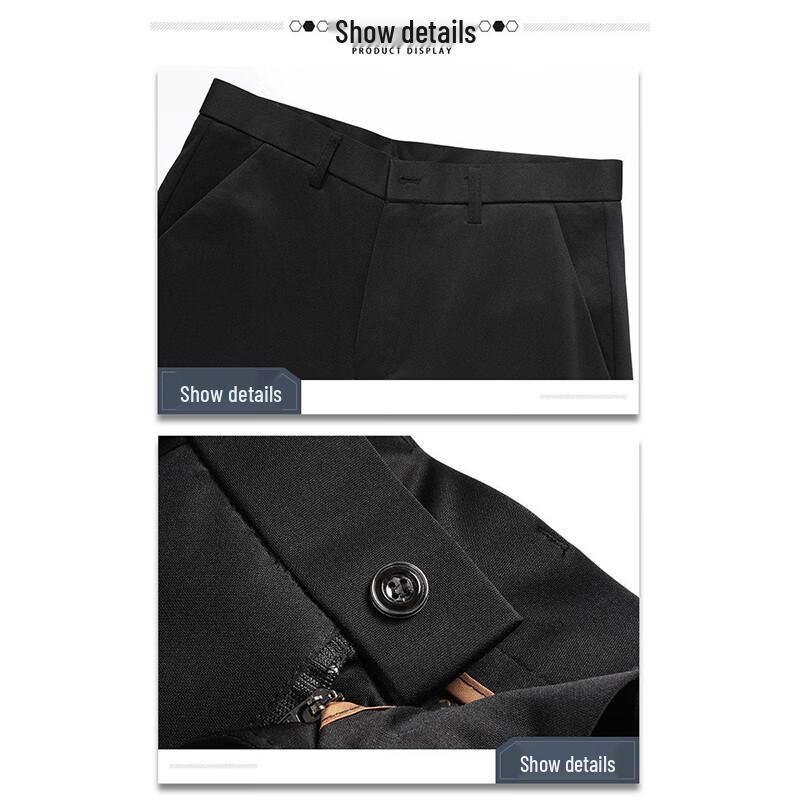 ROMON Men's Summer Casual Business Pants