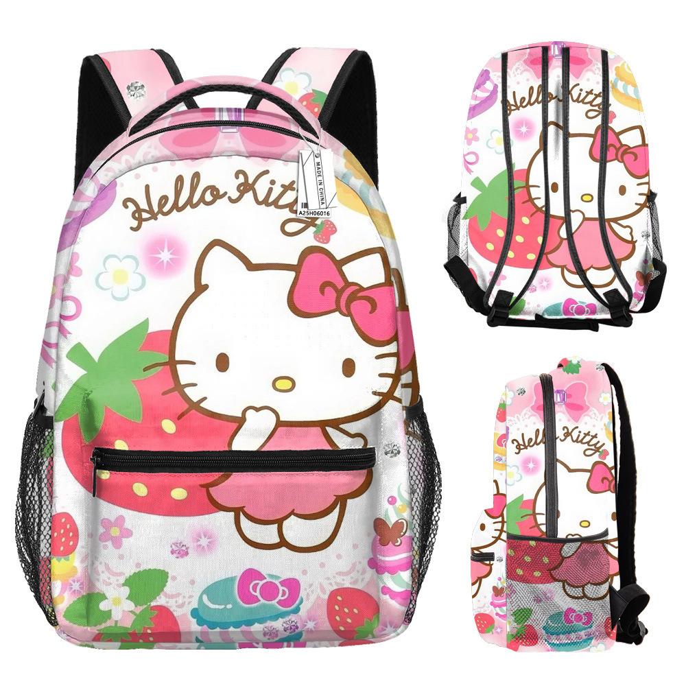 Hello Kitty Schoolbag, Primary School Students, Girls, Girls, New Models, Weight Reduction, Large Capacity Hello Kitty Backpack, Cartoon