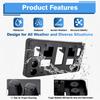 For GMC Terrain AT4 Denali SLE SLT   2024 Car Front License Plate Frame Bracket Holder Accessories GM1068248 84406676