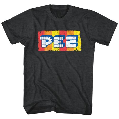 Футболка унисекс для взрослых Pez Logo Black Heather