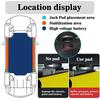 Jack Pad for Tesla Model 3/Y/S/X/3+ Model Y Juniper 2025 Rubber Lifting Jack Pad Adapter Tool Car Tire Repair Tools Accessories