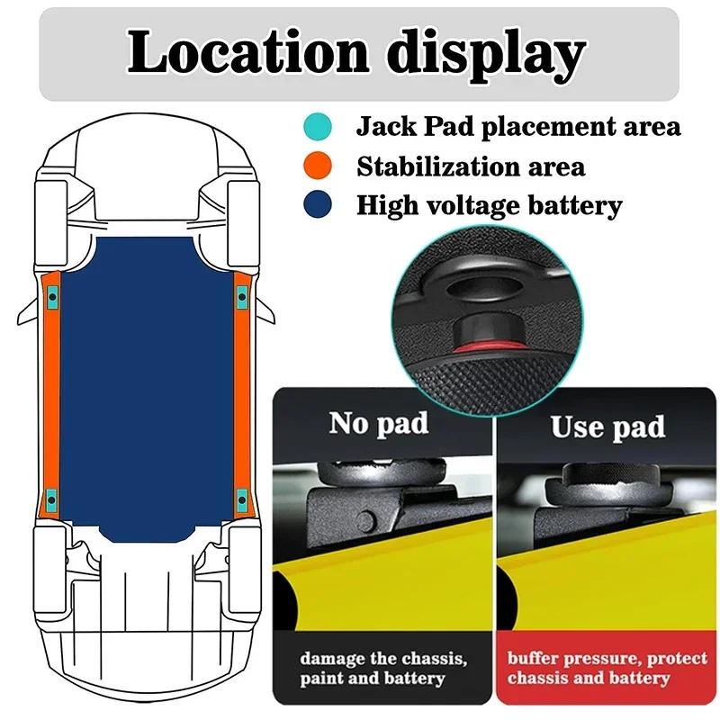 Jack Pad for Tesla Model 3/Y/S/X/3+ Model Y Juniper 2025 Rubber Lifting Jack Pad Adapter Tool Car Tire Repair Tools Accessories