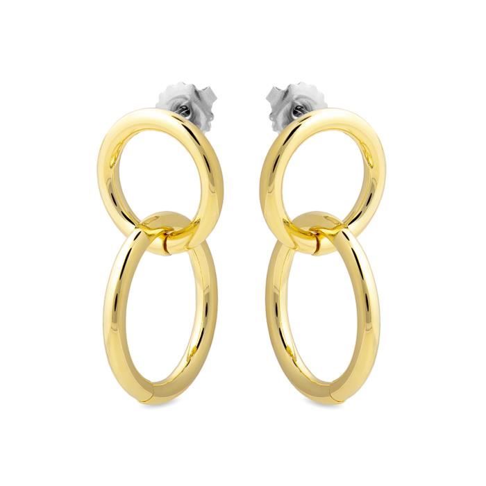 Pendientes - LUXENTER - RADA - Métal 375/1000 - Doré - Femme