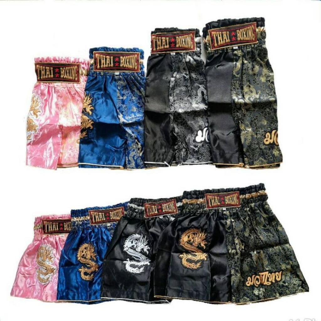 Шорты для тайского кикбоксинга, муай-тай, боксерские шорты для ММА, атласные 2 для тренировок по боевым искусствам 2