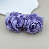 Fabric Large Flower Earrings Jewelry Accessories Floral Ear Stud New Wedding Earrings