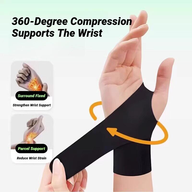 1Pcs Billiards One-Piece Winding Wrist Brace Corrects Grip Position Snooker Badminton Tennis Training Strap Protection Gloves 1