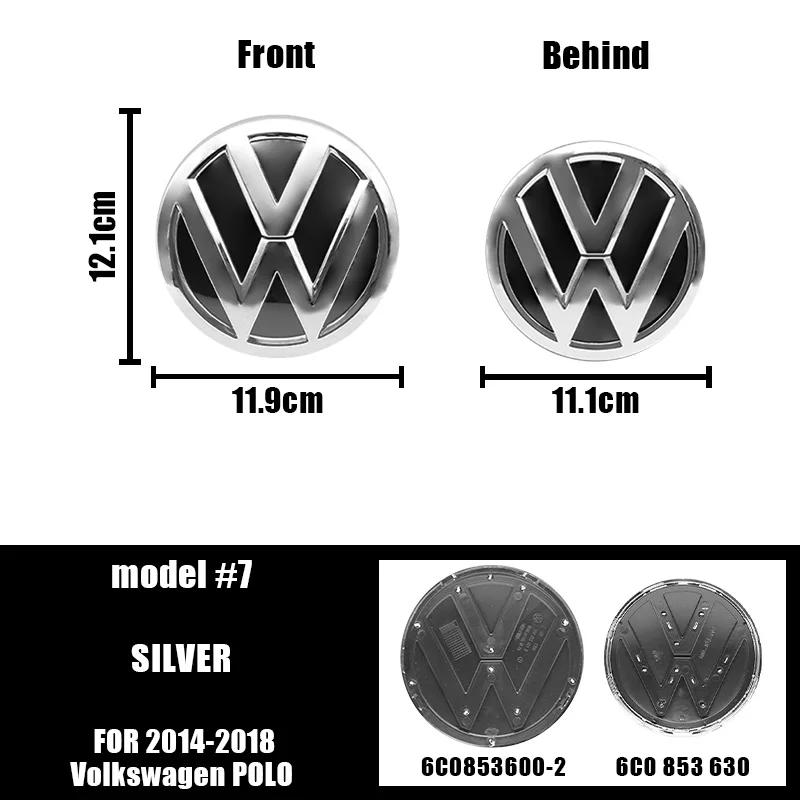 VW GTI GOLF 2026 Hot For VW VOLKSWAGEN 2Pcs VW Replacement Front Grill Badge Rear Trunk Lid Emblem Logo Decorative For Volkswage