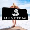 B-BENETEAU Logo Big Microfiber Beach Towels Quick Dry Towel Sand Beach Towels Pool Towel for Travel Swim Pool Yoga