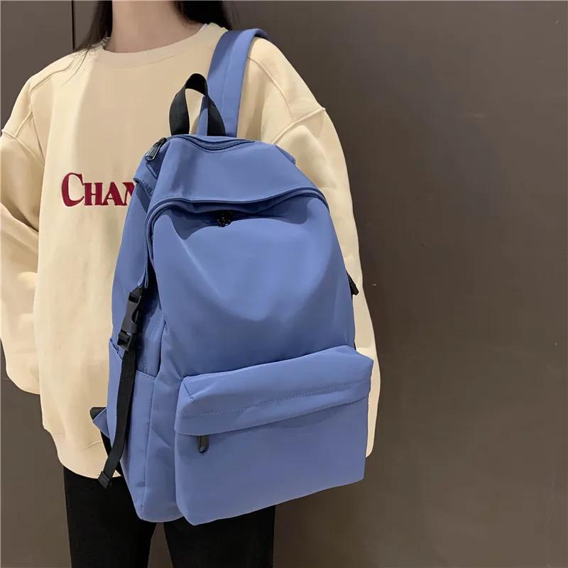 Fashion Waterproof Nylon Backpacks Women Shoulder Bag Female Big Small Travel Backpack for Teenage Girl School Bag Mochilas