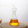 Kitchen Glass Oil Pot Triangle Chili Vinegar Bottle Sesame Cooking Wine Seasoning Bottle Home Anti-side Leakage Soy Sauce Pot
