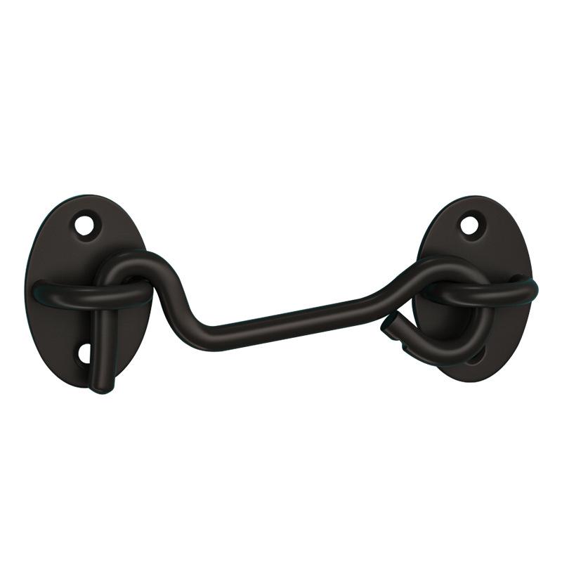 Винтажная защелка для двери ванной из нержавеющей стали с крючком и болтом