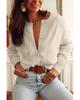 Azura Exchange Lace Trim Ribbed Button Up Cardigan
