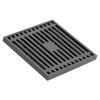 Сливной трап из нержавеющей стали квадратный антизапаховый большой вытеснитель решетка для ванной комнаты для домашнего балкона