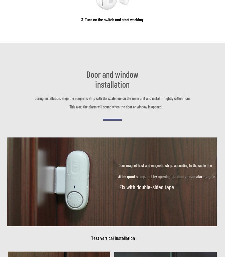 Lingfang Anti-Theft Door & Window Alarm Sensor D1