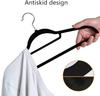 Non Marking Clothes Hangers for Home Use Non Slip Drying Hangers Metal Thick Clothes Hangers Storage Bedrooms Wardrobes Adult
