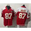 American Football Jersey 15 MAHOMES 87 KELCE Embroidered Team Uniform Sports