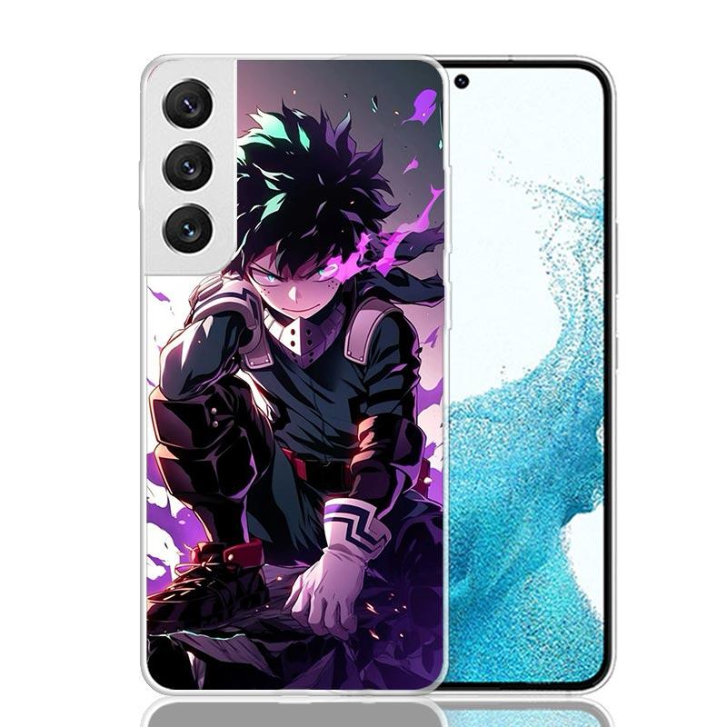 Мидория Изуку Деку MHA Моя геройская Академия Чехол для телефона Для Samsung Galaxy S26 S25 Edge S24 S23 FE S22 Ultra S21 Plus S20 + Fundas Cover Coqu