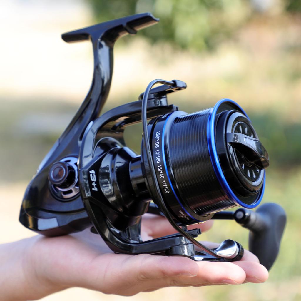 Спиннинговая рыболовная катушка серии 8000-10000, ультраплавная, алюминиевый корпус, максимальная нагрузка 10 кг, для фидерной и карповой рыбалки, катушка для рыбалки Песка