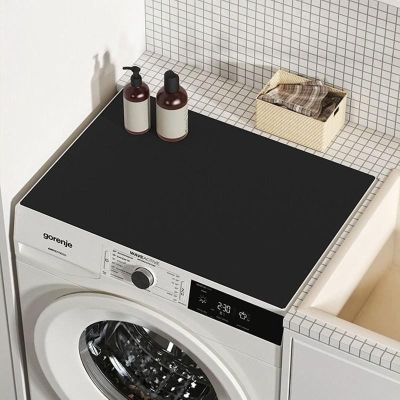 Non-slip Washing Machine Drain Pad Super Absorbent Machine Dust Cover Refrigerator Top Mat Kitchen Bath Dustpoof Pad Home Decor