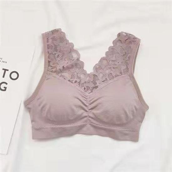 Women's Sexy Beautiful Back Bra Lace Lingerie Ladies Gather Anti-sagging Thin Bra Outer Wear Bra Running Training Fitness Yoga Underwear