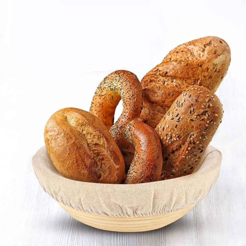 Корзина для естественной ферментации Круглая корзина для расстойки хлеба Практичные баннетоны для теста Корзины для хлеба Форма для хлеба