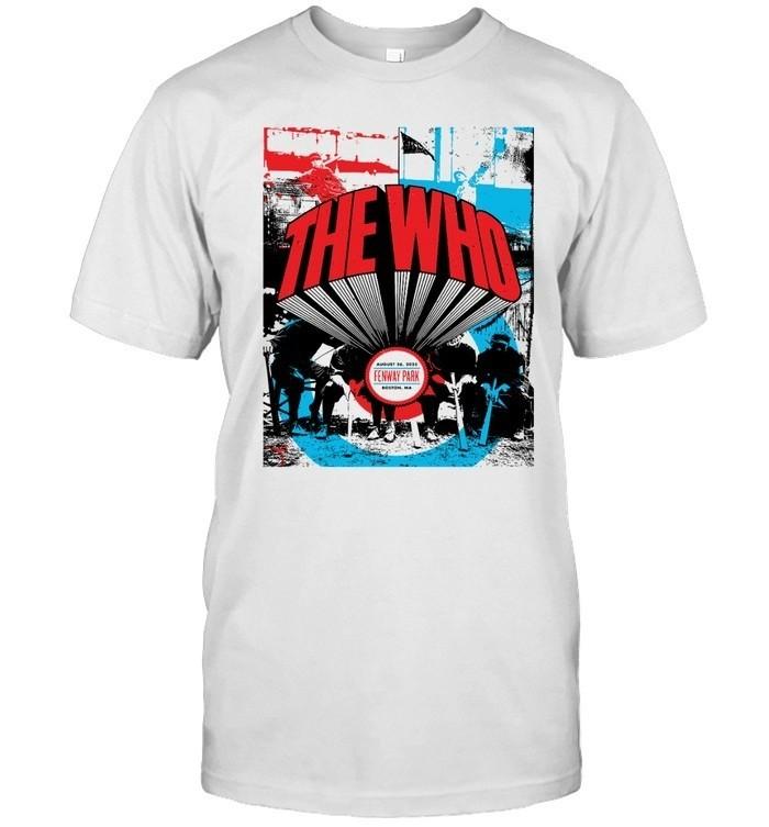 The Who T-Shirt Aug 26 2025 Fenway Park Boston Massachusetts