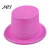 Reusable Party Hats for Annual Events Shiny Top Hats, Glitter Hat Adult Kids, Colorful Magician Hat, Victorian Dress Up Christmas Sparkling