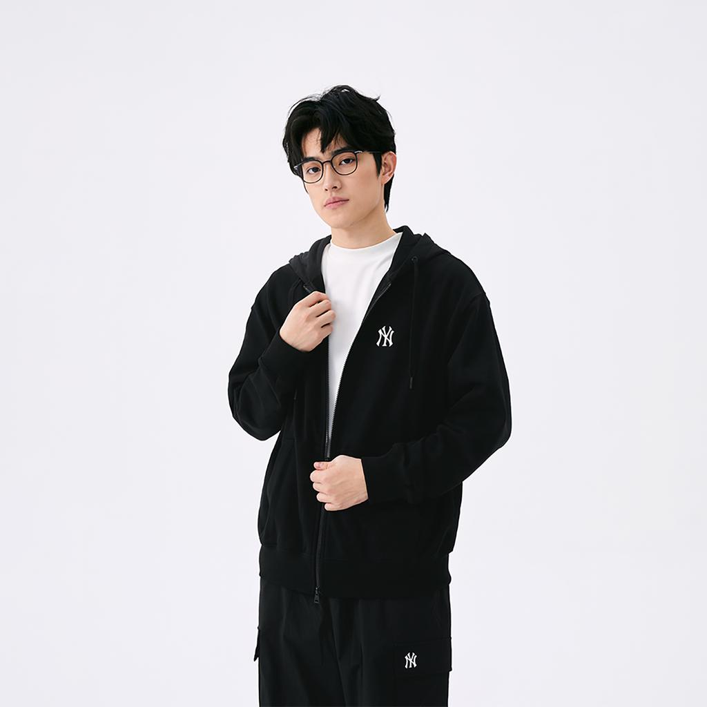 New MLB New York Yankees Basic Collection SS25 Sweatshirt Unisex Black 3ATRB0151-50BKS