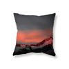 Зимний восход, закат, снежная сцена, наволочка, декоративная наволочка для дивана, наволочка на подушку для стула, эстетика комнаты, домашний декор