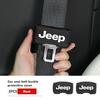 AIB3   Для автомобиля Jeep Застежка ремня безопасности Заглушка Клипса для ремня безопасности автомобиля из кожи Защитные чехлы Cherokee Patriot Liberty Wrangler JK JL