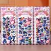 Disney Stitch Soft Pinched Happy Buttocks Sticker Children's Decompression 3D Bubble Sticker Phone Case Decoration Sticker