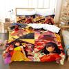 Комплект постельного белья Bakemonogatari Single Twin Full Queen King Size Bed Set Adult Kid Bedroom Duvetcover Sets Anime Bed Sheet Set